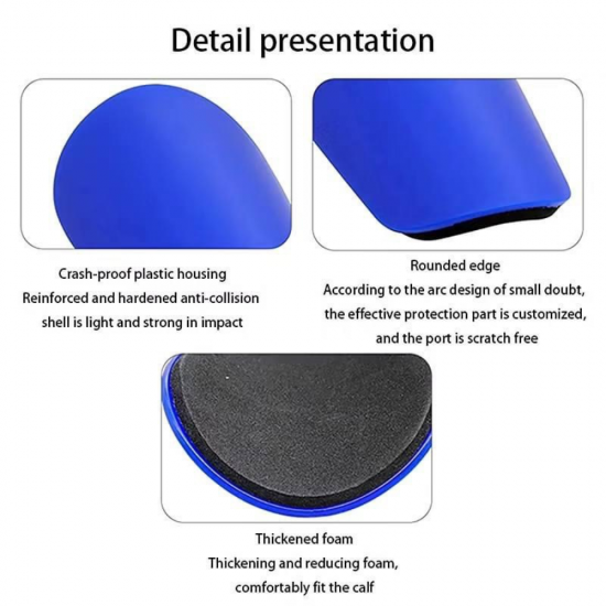 Mini Football Shin Pad - Black - Image 3