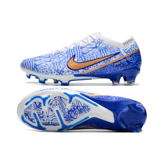 Mercurial Vapor 15 Elite FG (CR7) - White Blue