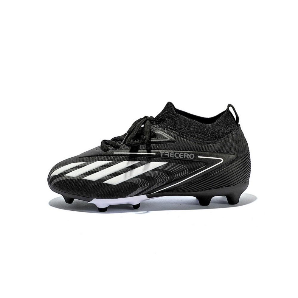 Trecero Football Boots AG/FG – Black White